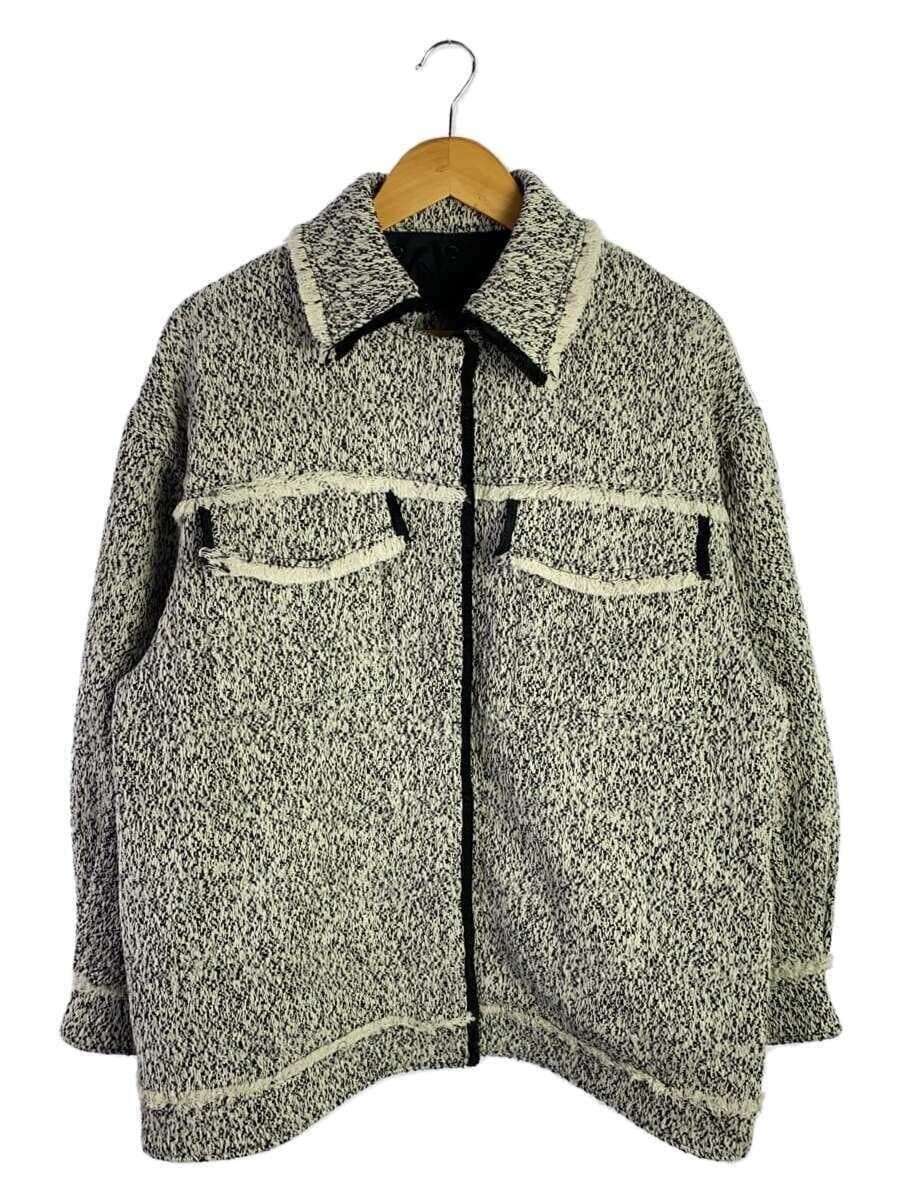 ALTRA B STONE OTHER OTONA M FRANGE TWEED OVER JACKET FREE POLIESTERE Grigio