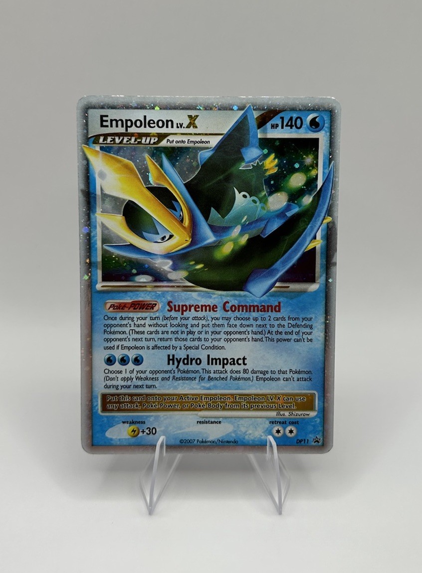 Empoleon LV.X DP11 Diamond and Pearl Holo Pokemon TCG LP