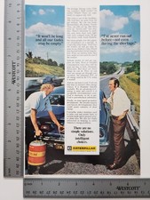 Caterpillar Vintage Industrial Ephemera Magazine Print Ad Energy Crisis
