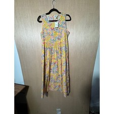J.Crew $118 Floral Print Sleeveless Midi Dress cottagecore dress