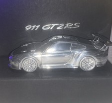 Genuine Porsche 911 992 GT2 RS Aluminum Chrome model scale 1:43 Paperweight