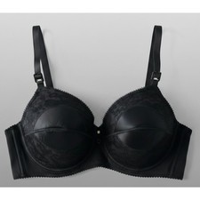 VINTAGE NEW 1960's Super-Form Women's Black Bullet Bra Size 38B Lot of 3