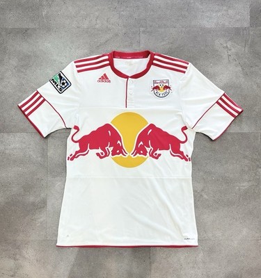 New York Red Bulls MLS Trikot Adidas 2010/2011 | Weiß | Gr. M | Top Zustand