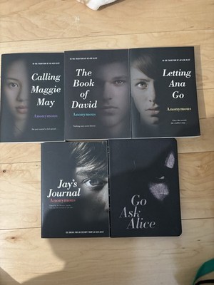 Anonymous 5-Book YA Fiction Paperback Lot: Go Ask Alice, Jay s Journal +3