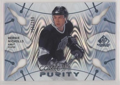 2022 Upper Deck SP Game Used Purity Legends Platinum 111/150 Bernie Nicholls b8c