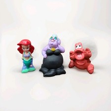 Disney Parks The Little Mermaid Bath Toy Figures   Ariel, Ursula  Sebastian