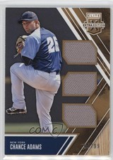 2017 Panini Elite Extra Edition Triple Materials Holo Gold /99 Chance Adams 0t2