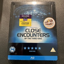 Close Encounters Of The Third Kind Limited Ed. UK Embossed Blu-Ray Steelbook NEW