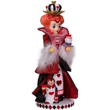 Kurt S. Adler Hollywood Queen of Hearts Nutcracker, Multi Colored, 17.5"
