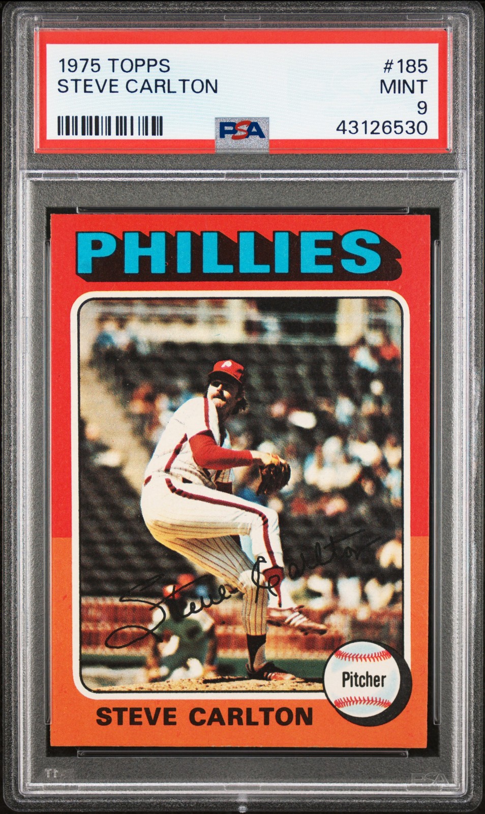 1975 Topps 185 Steve Carlton PSA 9 43126530