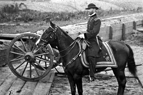 New 5x7 Civil War Photo: General William Tecumseh Sherman on Horseback, Atlanta