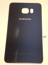 Blue Rear Battery Cover Glass Samsung Galaxy S6 Edge+ SM-G928W8 Rogers OEM #371