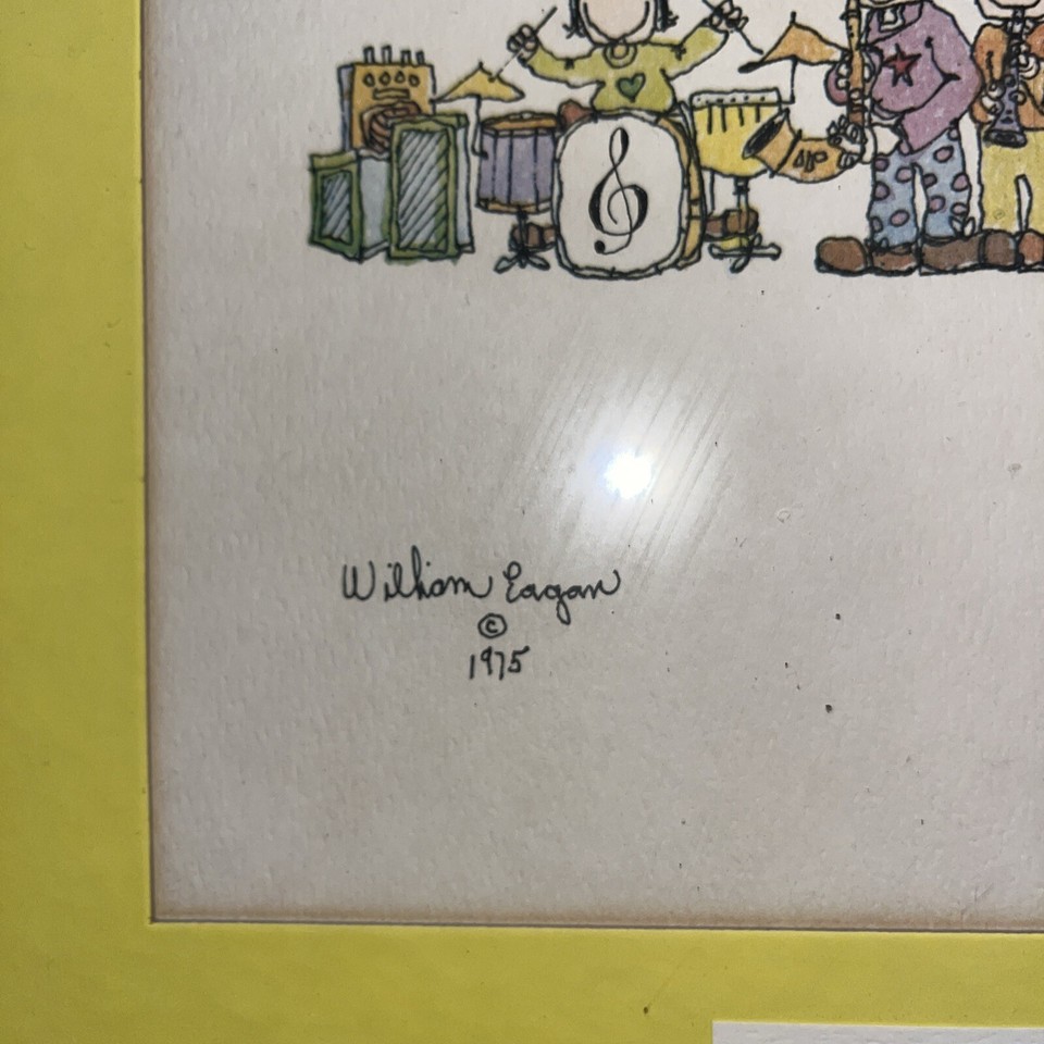 Cartoon Art "Music Makers " by William Eagan 1975 eBay