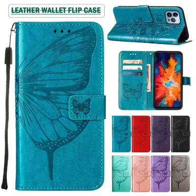 For Samsung A71 A82 M12 A52 5G Case Wallet Leather Flip Cover Screen Protector
