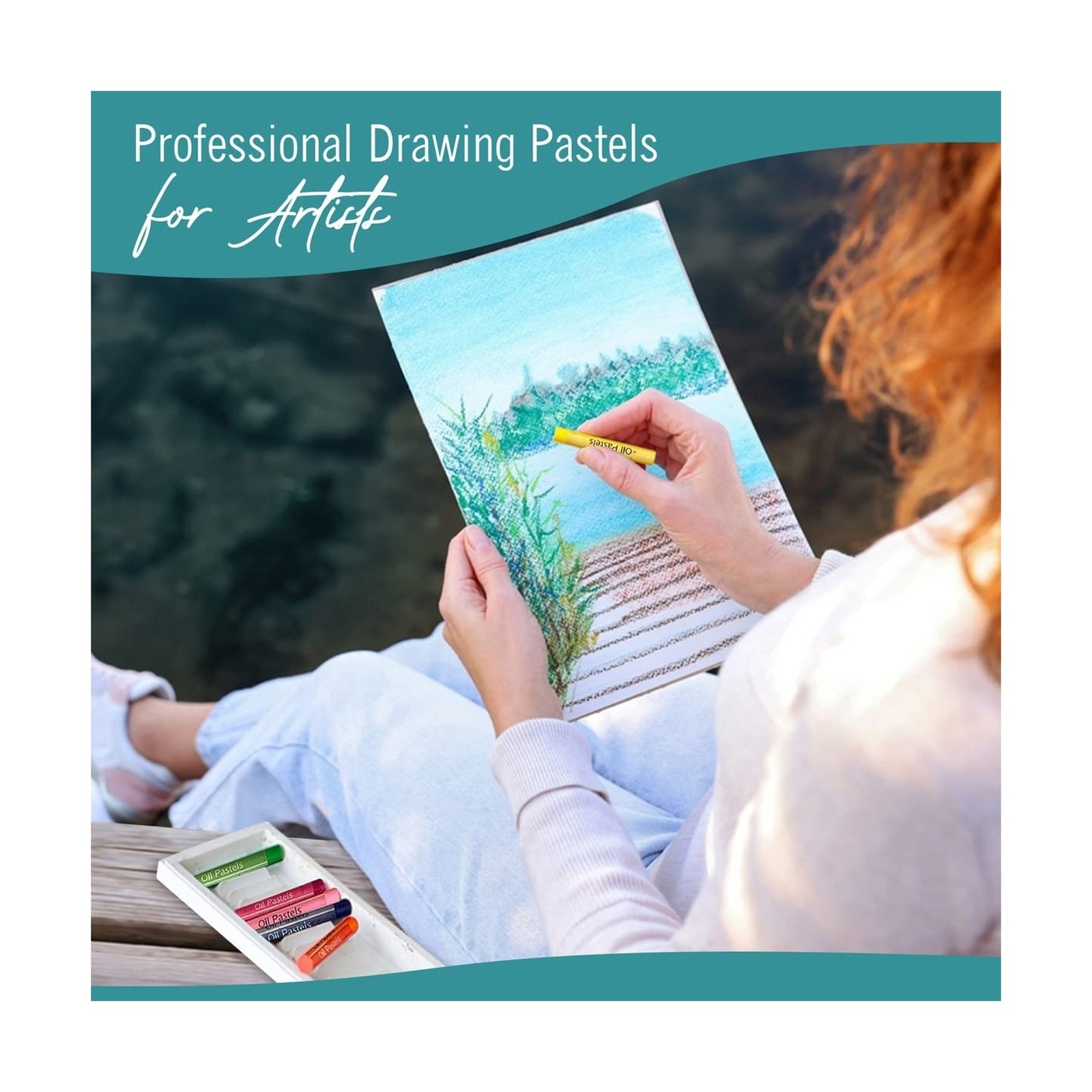 EXTRIC Oil Pastels, Pastel Art Supplies, Oil Pastels for Artists, 48