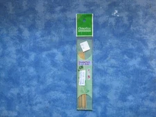 CHIAOGOO DOUBLE POINT PREMIUM BAMBOO 5" KNITTING NEEDLES SIZE 1 NIP B
