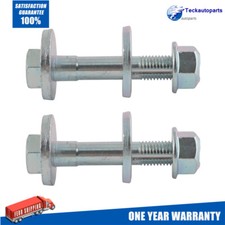 2x ECCENTRIC BOLT ECCETRIC FLAT WASHER & SELF LOCKING NUT SET FOR BMW X5 E53 