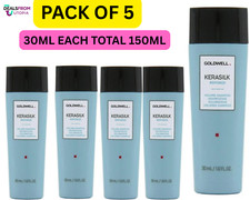 5 Pack Goldwell Kerasilk Repower Volume Shampoo Protects Hair, 30ml Each