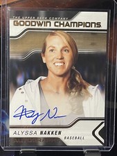 2023 Upper Deck Goodwin Champions Alyssa Nakken Auto