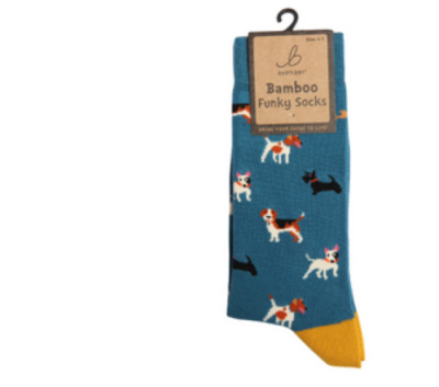 Ladies Funky Bamboo Socks - Doggy Divas
