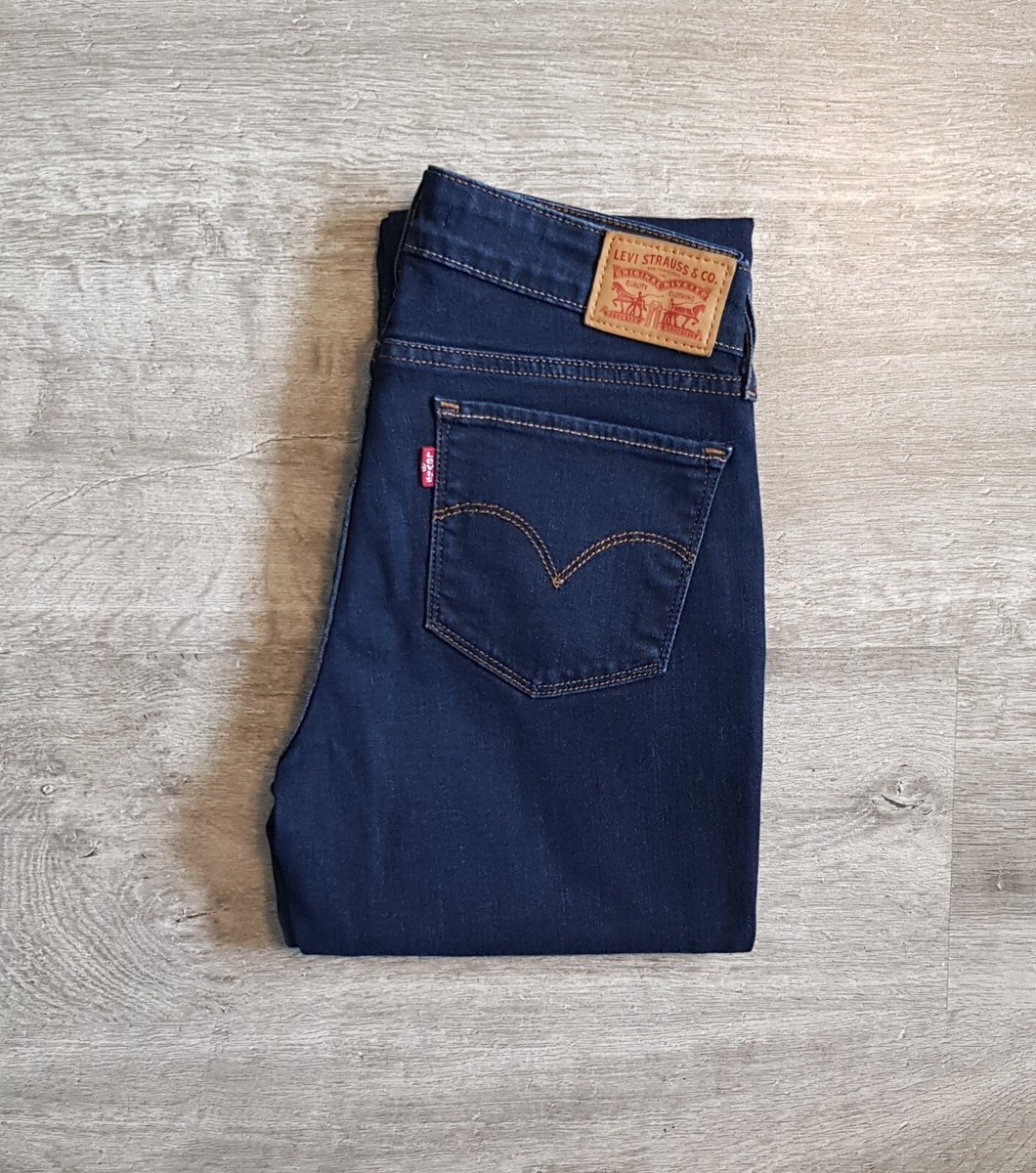 Levi's Women's 712 Mid-Rise Slim Jeans Lone Wolf 32W 32L 18884