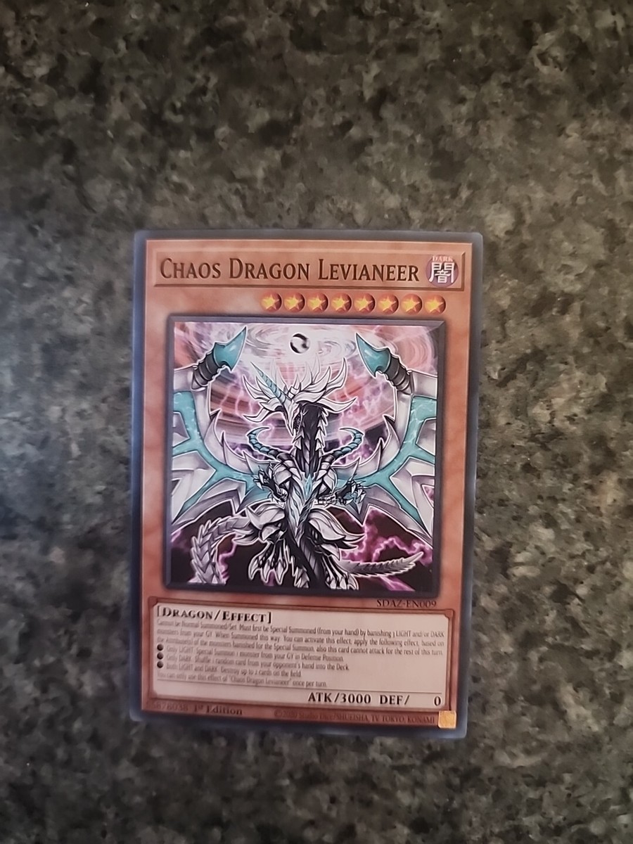Yugioh! Chaos Dragon Levianeer - SDAZ-EN009 - Common - 1st Edition Near  Mint, En