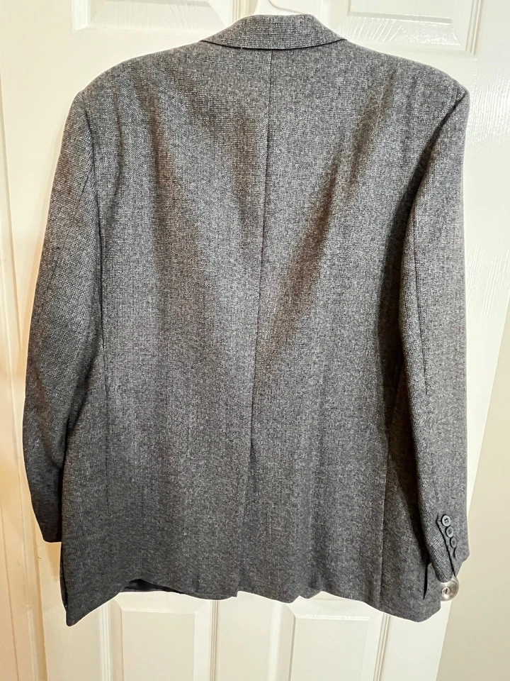 Blazer vintage Christian Dior Monsieur Diamonds, para hombre 100 % lana, gris, talla L Foto 4 de 4