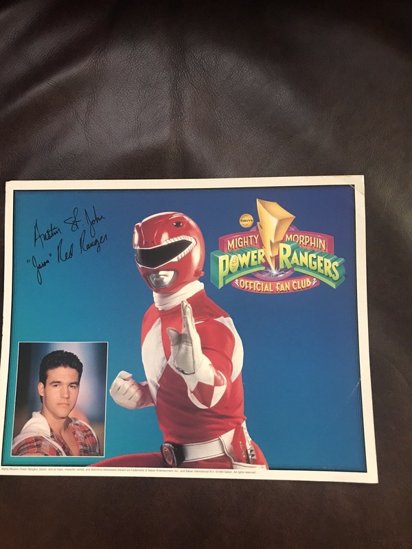 Mighty Morphin Power Rangers- Austin St. John (Red Ranger) 8x10 photo