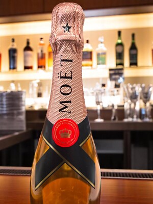 Moet & Chandon Nectar Imperial Rose Champagne Dummy Empty Bottle