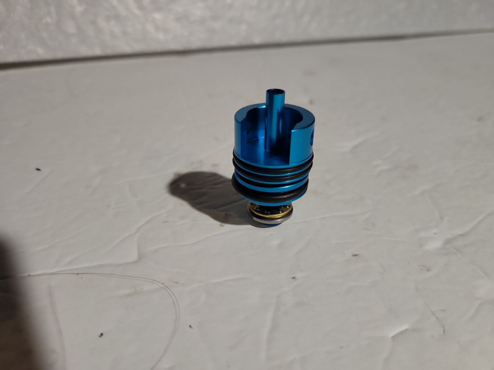 Airsoft Aeg V2 Gear Box Upgrade Tune Up Set piston and Cylinder head blue