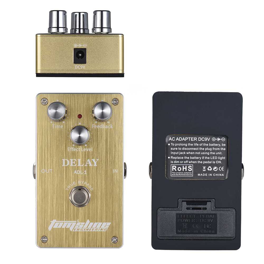 Delay Electric Guitar Effect Pedal Alloy Housing True Bypass Q1E1 eBay