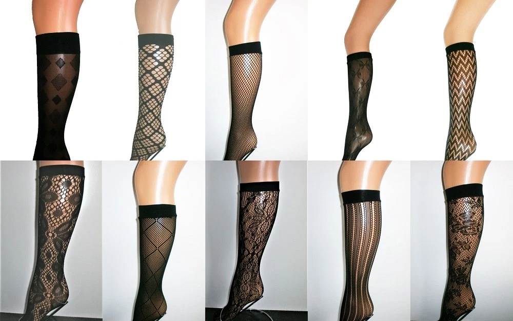 Fishnet trouser socks cheap