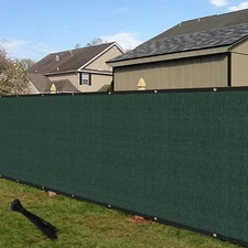 50x 5ft Privacy Fence Screen HDPE Fabric Mesh Shade Cover Windscreen for Garden