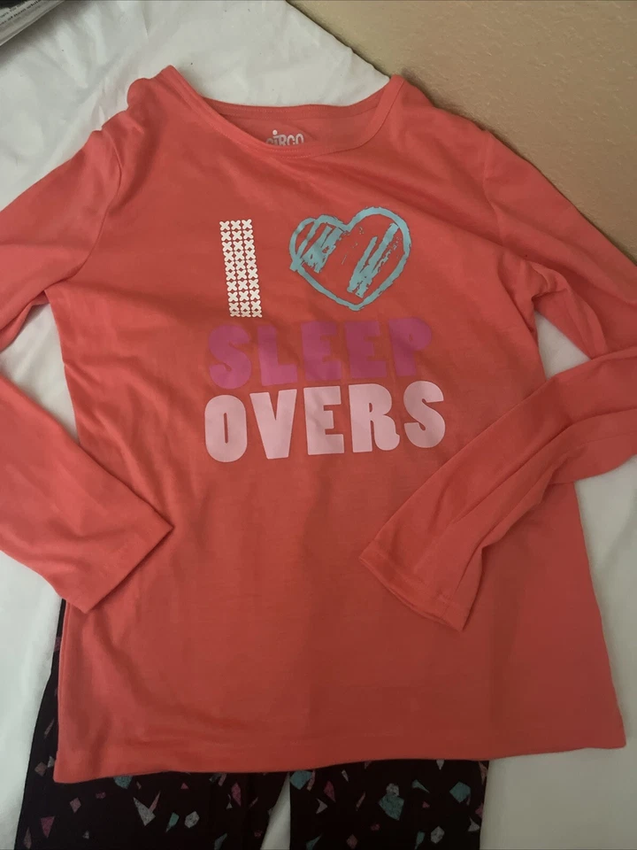 Circo Girl’s Pajama Top Size 14/16 And bottom SO size 14 - Image 2 of 4