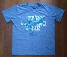 Boys Girls Jurassic World T-Rex It's Feeding Time Short Sleeve Shirt sz M