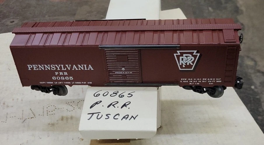 Frank Roundhouse, (KMT) O Scale, Box Car Pennsylvania #60865, PRR, w/box (12F) - Image 2 of 4