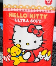 Lot Of 4 Rolls Sanrio Hello Kitty Toilet Tissue Paper Unwrapped 3 PLY 219 Sheet