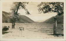 USA, Washington State, Olympic National Park, Lake Crescent, ca.1910, Vintage si