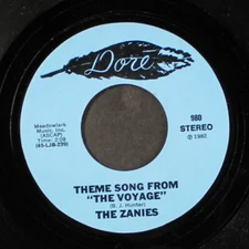 ZANIES & HIGH FIVES: the voyage / theme song from the voyage DORE 7" Single