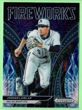 2021 Panini Prizm Draft Picks - Fireworks #F-JL Jordan Lawlar