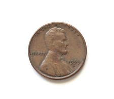 1959-D Lincoln Memorial Cent US Penny Coin LP9