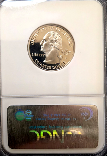 2001-S CLAD Rhode Island Quarter NGC PF 69 Ultra Cameo San Francisco. (8)