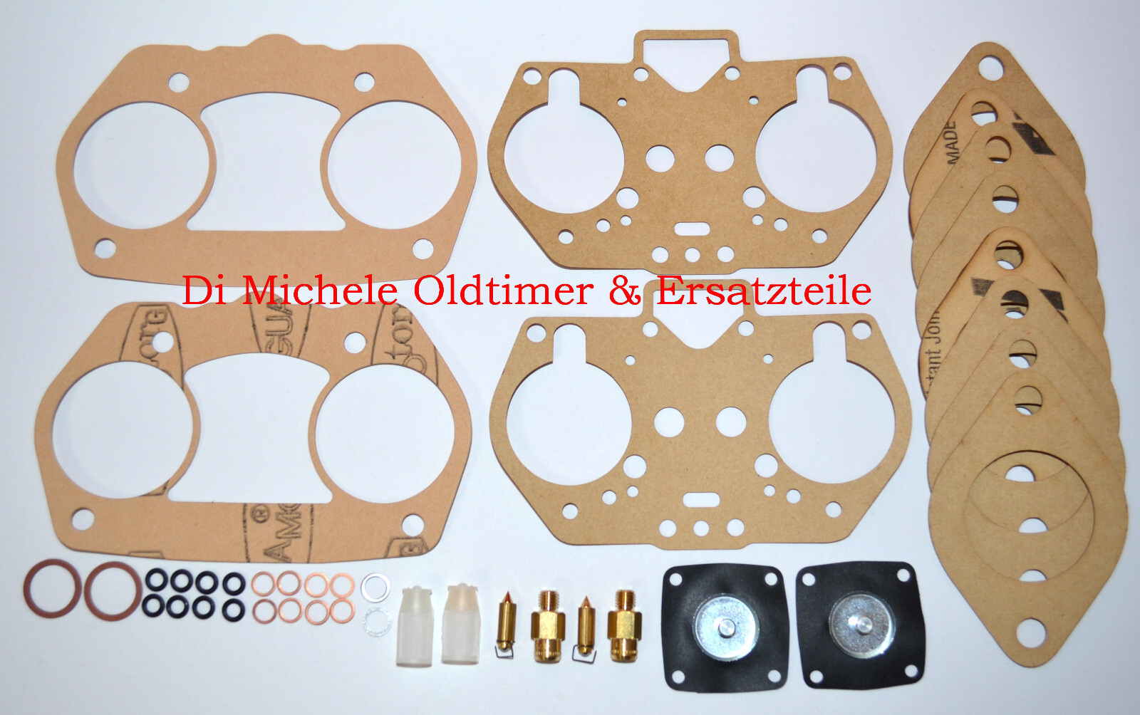 2x 44 IDF 71 Weber Carburetor Maintenance Kit with Gasket Set Service Pro B.0171