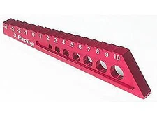 Precision-Crafted 3Racing Chassis Droop Gauge -4 to 10mm - Red