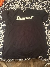 Ibanez Guitars Men's Black T-shirt -MED-
