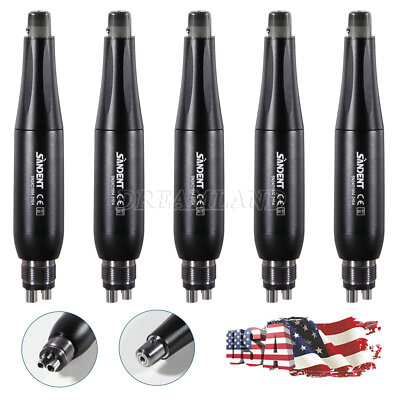 5 Premium Plus Dental Hygiene Prophy Handpiece Air Motor 4 Holes &4:1 Nose Cone