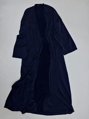La Perla Womens Blue Silk Long Robe   Luxury Designer Nightwear Size US L /UK 16