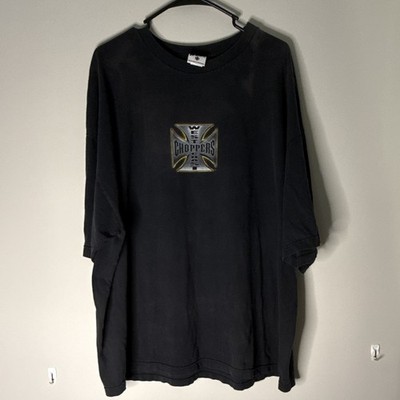 West Coast Choppers Black Long Sleeve T-Shirt Vintage Y2K, Size 3XL (26.5x30.5)