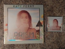 Lot of 2 Katy Perry Prism Albums – Sealed Vinyl Record & Opened EX CD