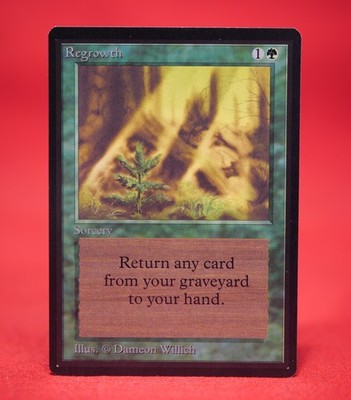 Regrowth, Beta Edition Magic The Gathering MTG 1993 - NM